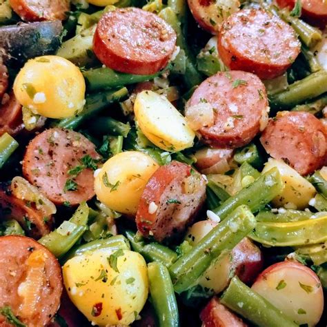 Sausage Green Bean Potato Casserole