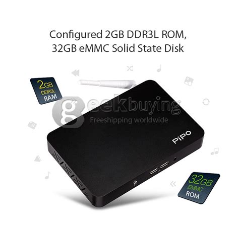 Pipo X Windows Smart Mini Pc Tv Box Media Player G Ram G Rom