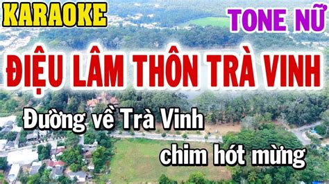 Karaoke I U L M Th N Tr Vinh Tone N Youtube