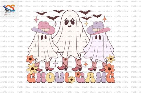 Ghoul Gang Retro Sublimation Graphic By Crafts Store Creative Fabrica