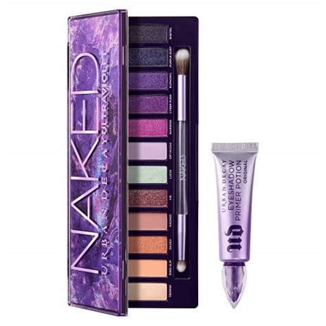 Urban Decay Eye Makeup Set Naked Ultraviolet Eyeshadow Palette Full