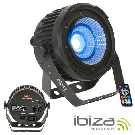 Projetor Luz Led Rgbwa Dmx W Comando Ibiza Ledistronica Lda