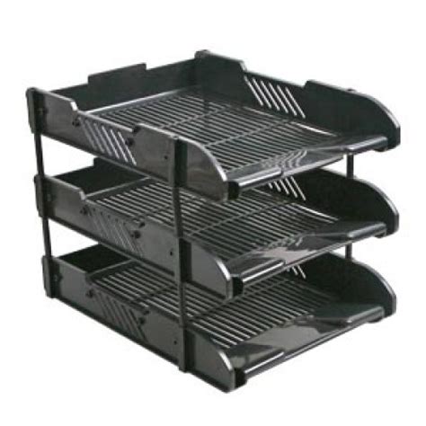 Лоток горизонтальный А4, 3 секции, черный Foska: продажа, цена в Алматы ...