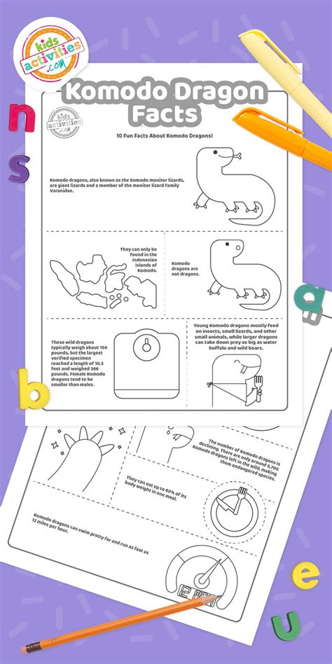 10 Fun Komodo Dragon Facts Kids Activities Blog