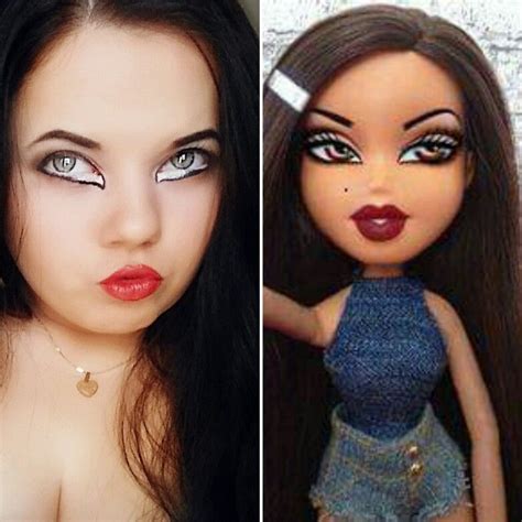 Bratz makeup tutorial | Bratz doll makeup, Makeup challenges, Makeup ...