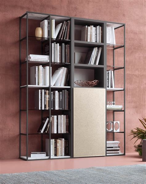 BABEL Libreria Componibile A Parete Dal Design Moderno MAB Home