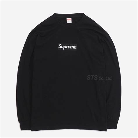 Yahooオークション Supreme Box Logo Ls Tee 黒m シュプリーム