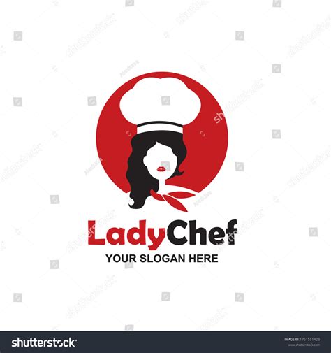 Chef Woman Design Isolated On White Stock Vector Royalty Free