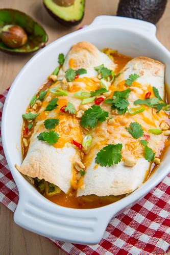 Sweet Chili Chicken And Avocado Enchiladas Closet Cooking