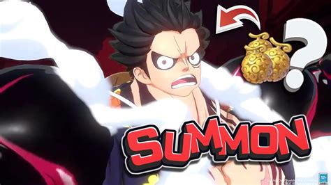 Summon Gacha Luffy Gear 4 Bounce Man Character SS Limited One Piece