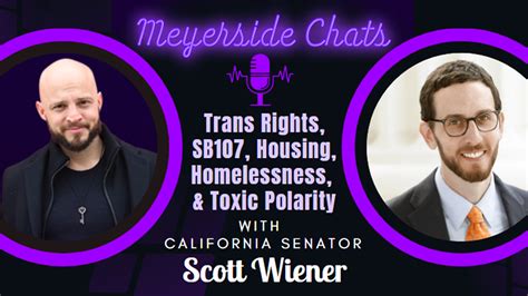 Meyerside Chats Evan Meyer And California State Senator Scott Wiener