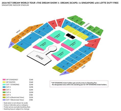 Vv High Chance NCT Dream Show 3 2024 World Tour Singapore TDS3 HTB