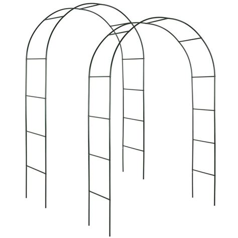 TECTAKE Lot De 2 Arches De Jardin Pour Plantes Grimpantes Et Rosiers