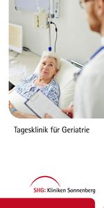 Shg Kliniken Sonnenberg Tagesklinik F R Geriatrie