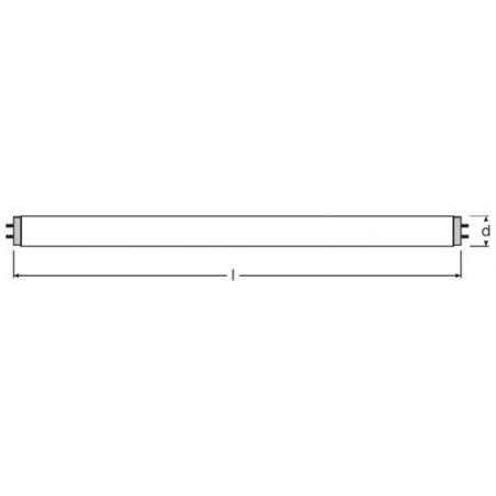 OSRAM 370613 TUBO FLUORESCENTE LUMILUX T8 BIOLUX L 58W Color 965