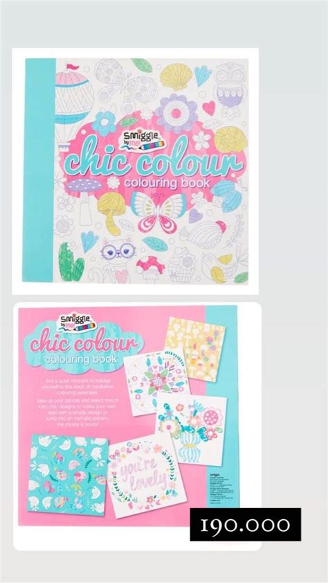 Brand New Smiggle Coloring Book Buku Alat Tulis Buku Di Carousell