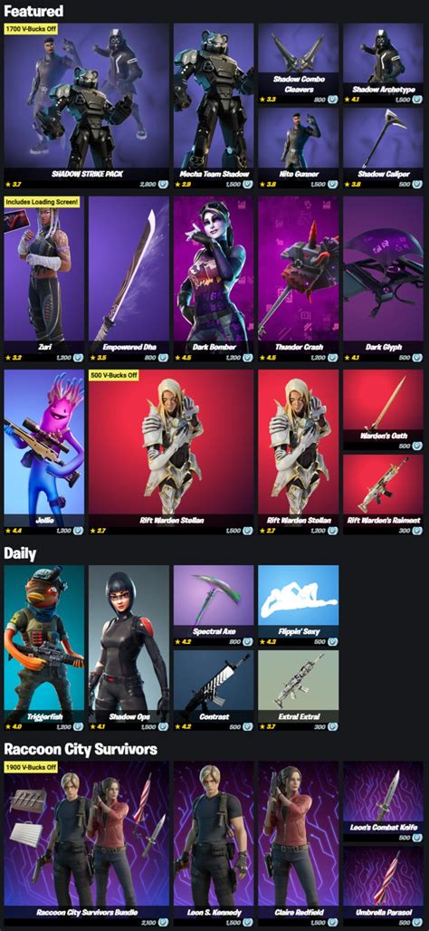 La Boutique Fortnite Du Mercredi Mars