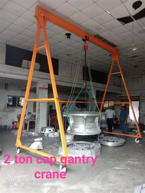 Double Girder Gantry Crane Load Capacity Ton Capacity Feet At