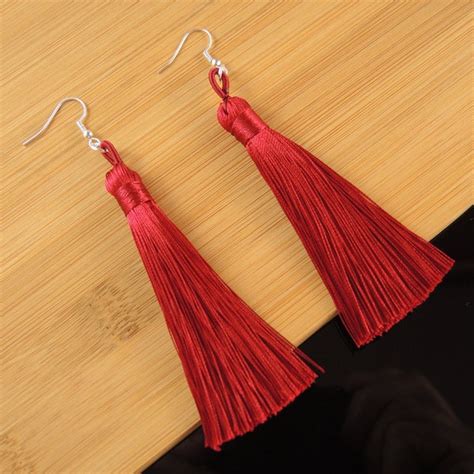 Tassel Earrings Etsy