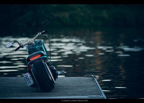 Black Cruiser Motorcycle Vehicle Nature Water Motorcycle HD