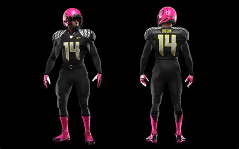 Oregon Ducks Pink Nike Uniforms | SportFits.com