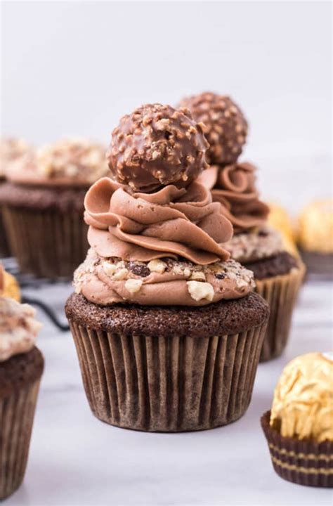 Ferrero Rocher Cupcakes Recipe Shugary Sweets