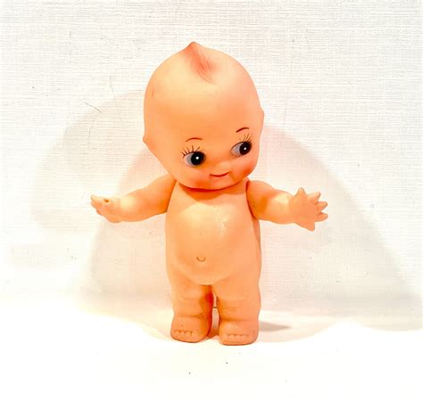 Vintage Kewpie Doll 1960s Rubber Doll Made In Korea Jointed Head 6