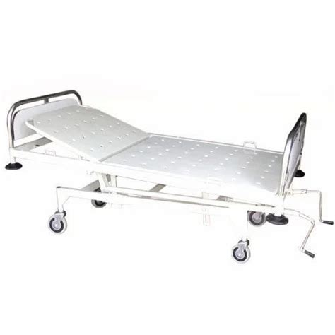 Stainless Steel White Recovery Bed S K Scientific And Surgical Id