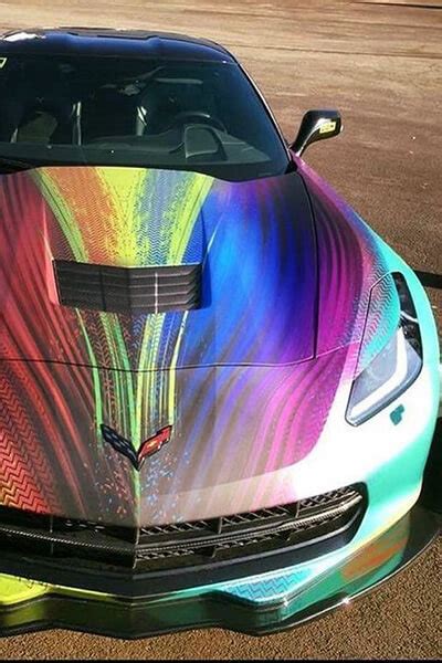 Corvette Car Wraps Chevrolet Corvette Custom Car Wrapping