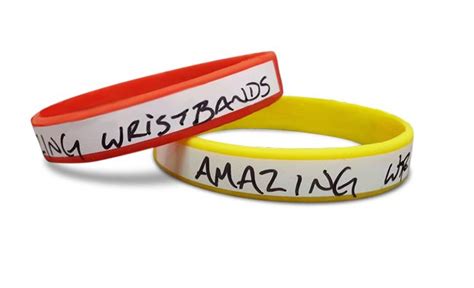 Writable Wristbands Write On Standard 1 2 Inch Silicone Bracelets Wristbands Silicone