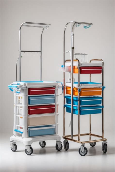 Crash Cart Emergency Trolley QSolar System