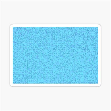 Abstract Water Blue 3d Pixel Patern Sticker For Sale By Dator Redbubble