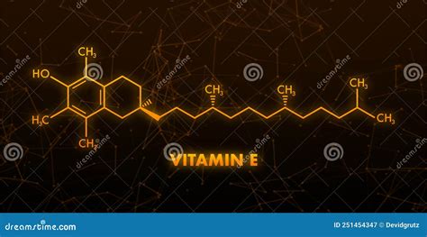 Molécula Tocoferol Vitamina E Icono Para Diseño Médico Ilustración