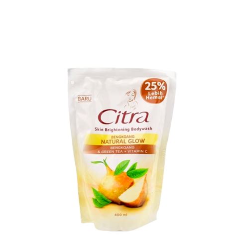 Jual Citra Sabun Mandi Cair Bengkoang Natural Glow 400Ml Sabun Glow