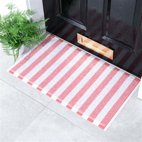 Pink Striped Doormat X Cm Artsy Mats