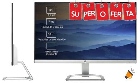 30 DTO Monitor HP de 24 FHD con retroiluminación LED por 139 90