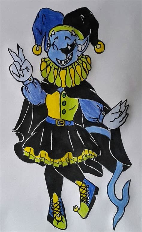 Genderbend Jevil By Undergaster On Deviantart