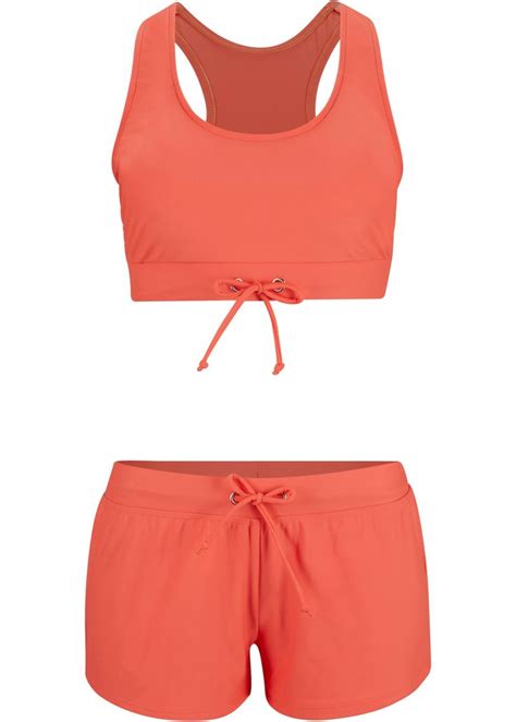 Bpc Bonprix Collection Damen Bustier Bikini Tlg Set In Rot