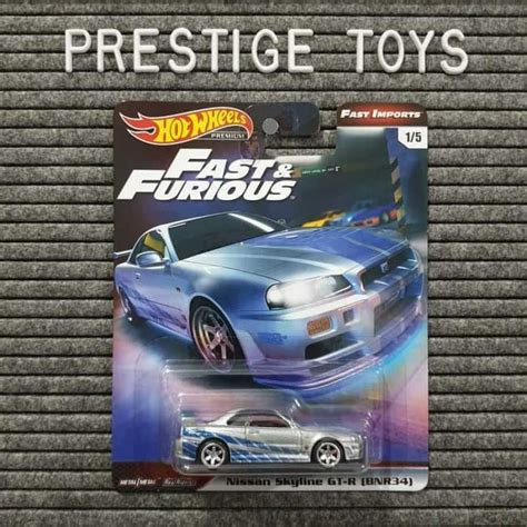 Promo Hotwheels Hot Wheels Nissan Skyline GT R BNR34 Fast Furious Diskon 23 Di Seller Indah