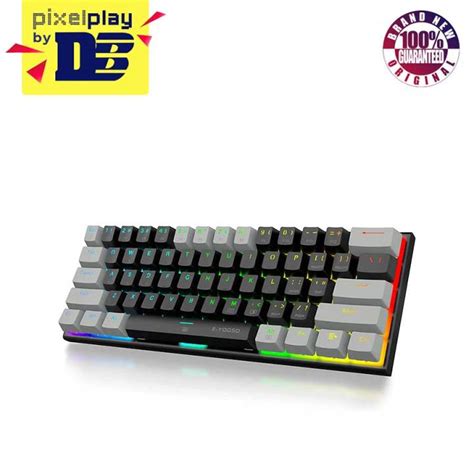 E Yooso Z Rgb Keys Hot Swappable Mechanical Keyboard Black Grey Blue Switch Lazada Ph