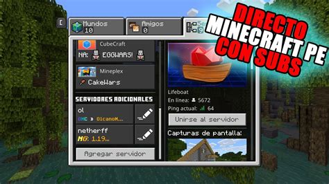 Jugando Skywars En Directo Youtube