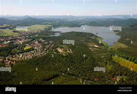 Aerial View Liberec Czech Republic Europe Stock Photo Alamy