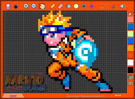 Naruto Pixel Art By Candy Valentine On Deviantart