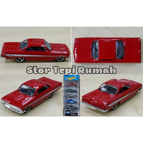 Hot Wheels LOOSE 61 Chevrolet Impala HW 1961 Multipack 5 Pack Fast Furious Shopee Malaysia