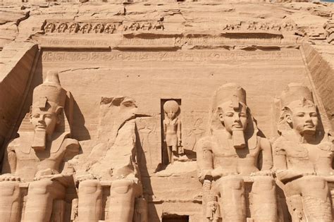 Templo De Abu Simbel En Egipto Foto Premium