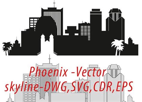 Phoenix City Skyline SVG