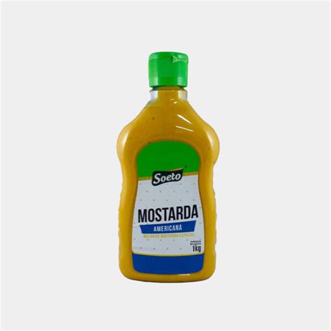 Molho De Mostarda Americana Especial Soeto 1kg Yuchen