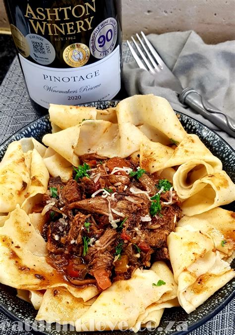 Slow Cooked Sheep Tail Ragù with Pappardelle - Eat Drink Love