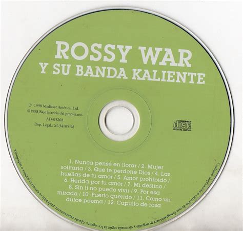 Rossy War Y Su Banda Kaliente Cd Ricewithduck Cuotas Sin Inter S