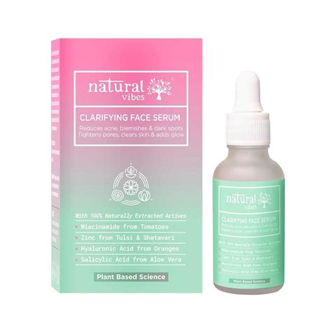 Natural Vibes Acne Clarifying Face Serum 30 Ml Cureka Online Health